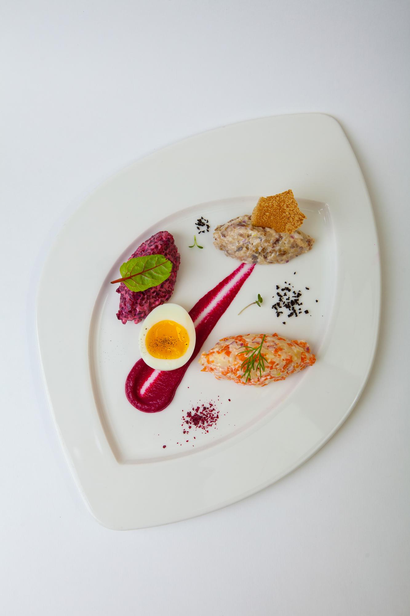 Close-up of plated dish