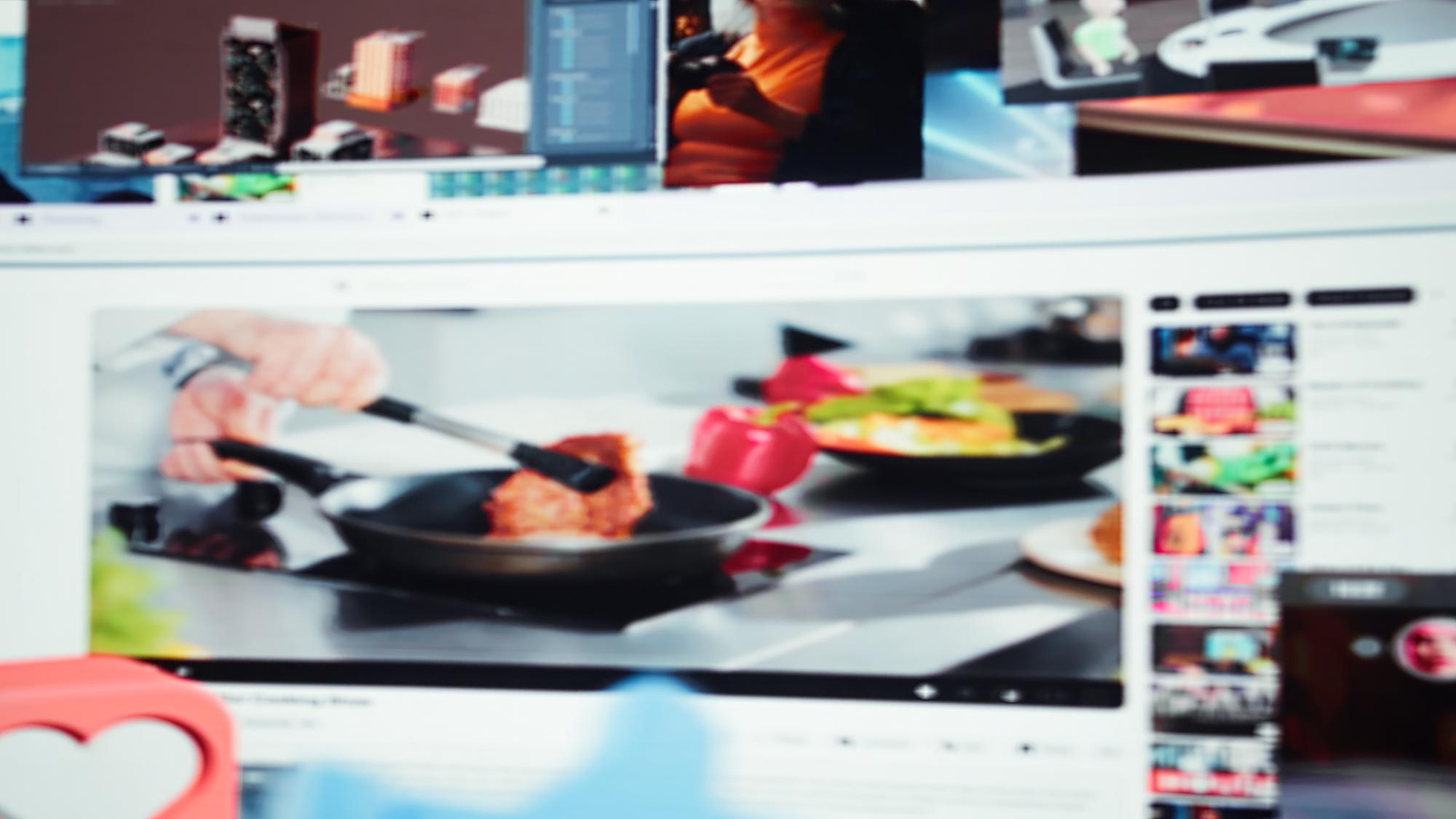 Selection of course thumbnails